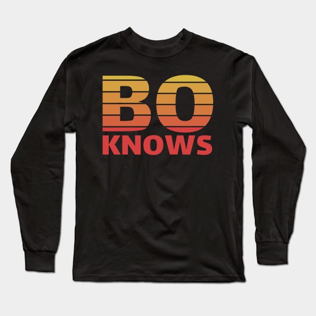 Retro bo knows Long Sleeve T-Shirt by JamexAlisa